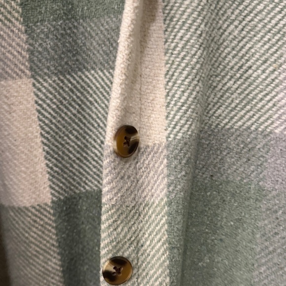 NastyGal Plaid Button-Up Shirt Jacket - Picture 3 of 5